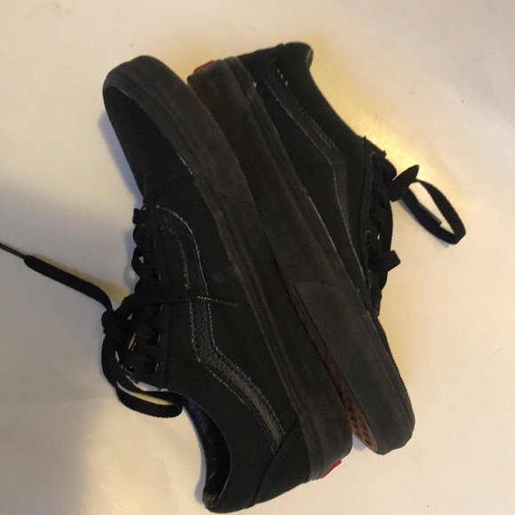 Vans old skool off the wall shoes black womens 6.5 men’s 5 - Picture 7 of 9